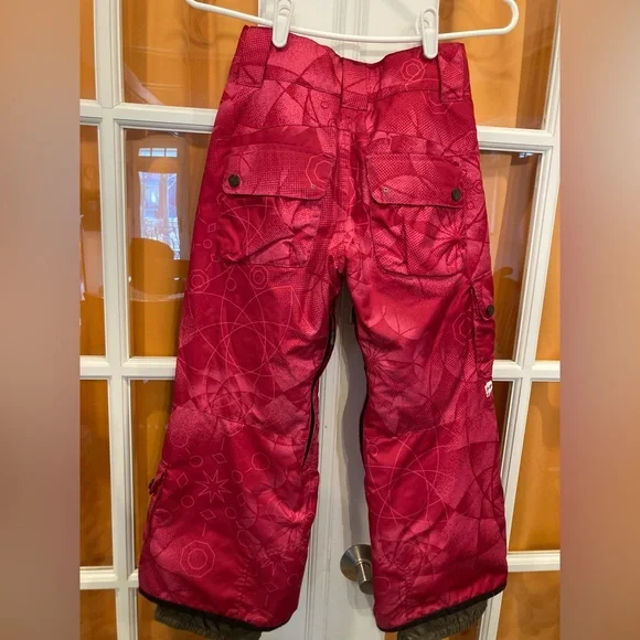 Orage dark pink snow board or ski pants, size 7 kids, GUC - Picture 2 of 15